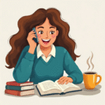 UGC NET exam prep: Open book, study materials, and coffee, symbolizing exam success.