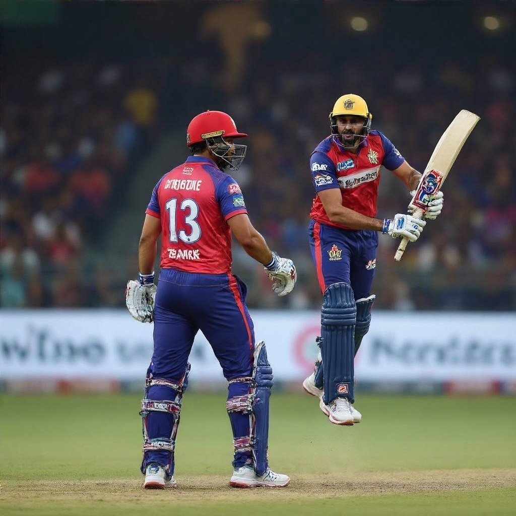 LSG vs RR: Cricket teams Lucknow Super Giants and Rajasthan Royals face off in a stadium.