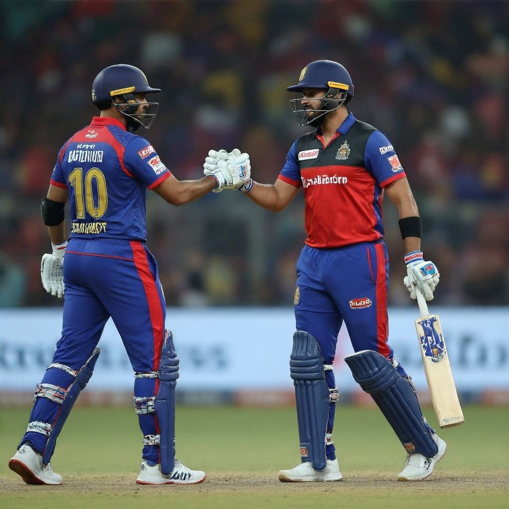 Cricket players face off; Royal Challengers vs Kings preview in Bengaluru.