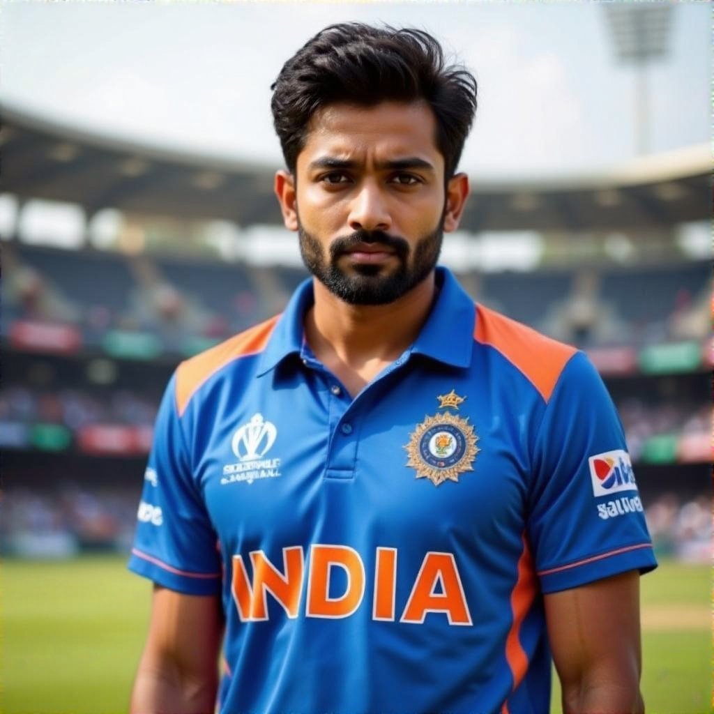 Vaibhav Suryavanshi in Royals jersey, focused and ready to play.